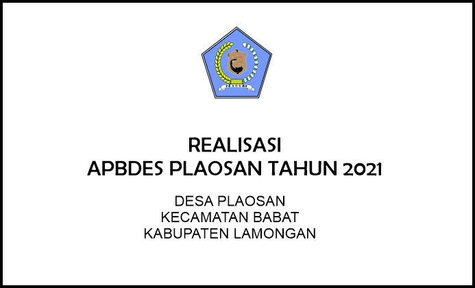 Realisasi APBDes Plaosan Tahun Anggaran 2021